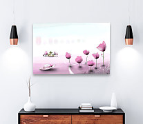 Obraz pre dievčatá Ružová krajinka zs1340